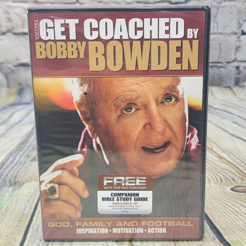 Get Coached By Bobby Bowden (DVD, 2010) Kids & Family Self Improvement - NEW‎